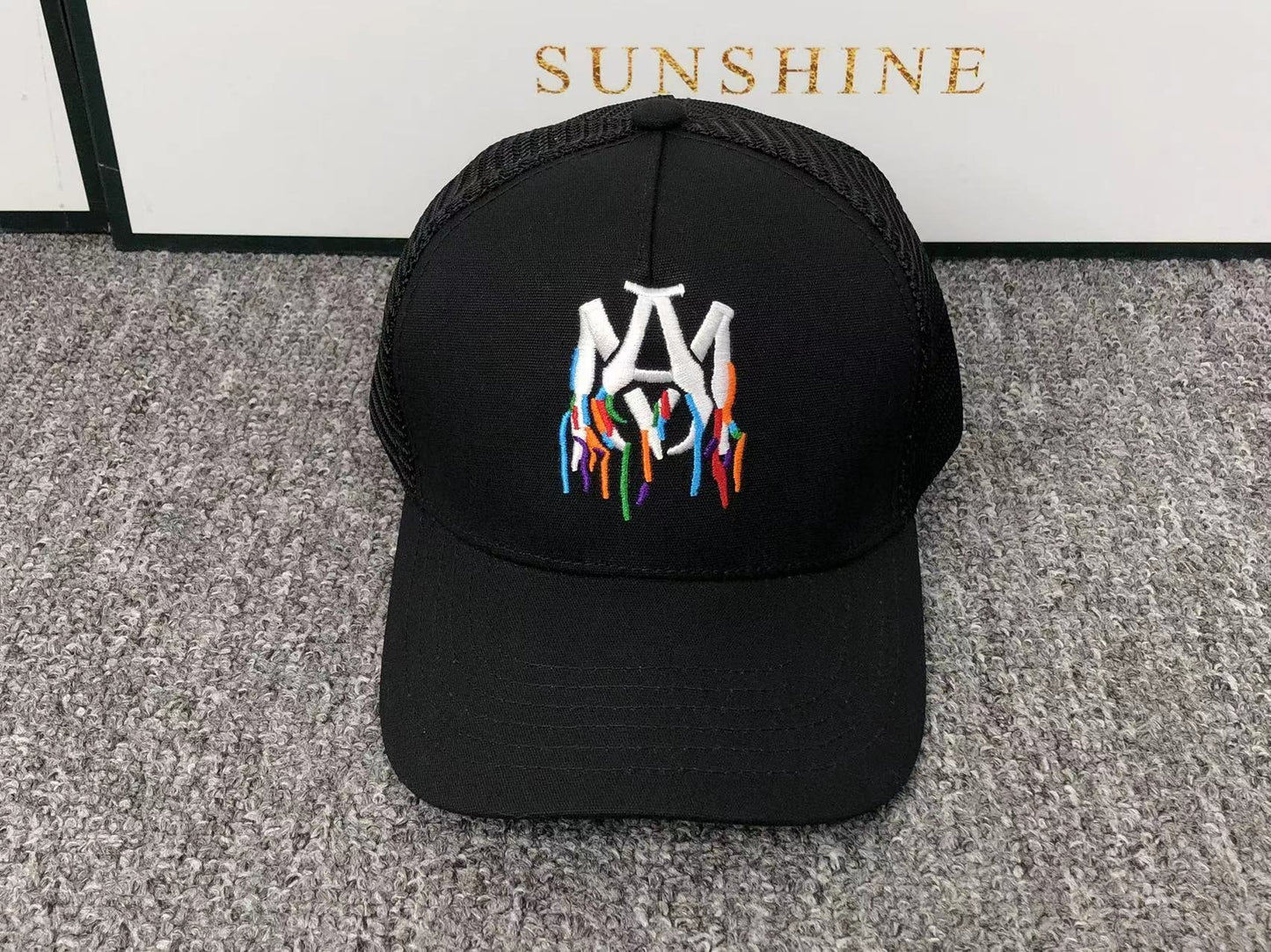 Boné Trucker AMIRI Drip Logo
