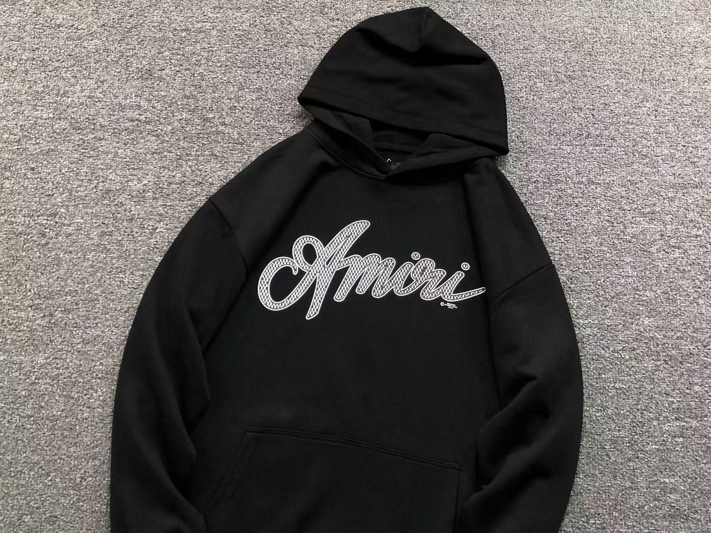 Moletom AMIRI Script Signature Hoodie