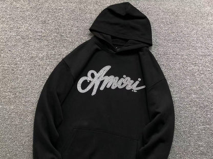 Moletom AMIRI Script Signature Hoodie