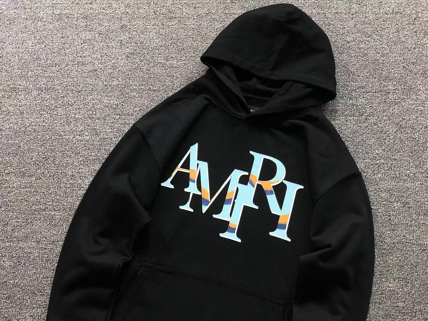 Moletom AMIRI Split Stripe Monogram Hoodie