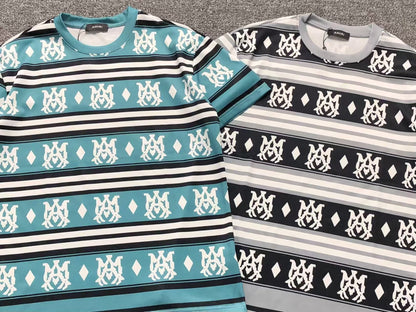 Camiseta AMIRI Monogram Stripe Pattern