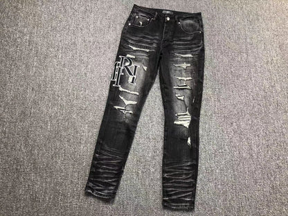 Calça Jeans AMIRI Distressed Black