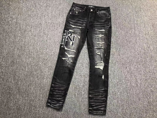 Calça Jeans AMIRI Distressed Black