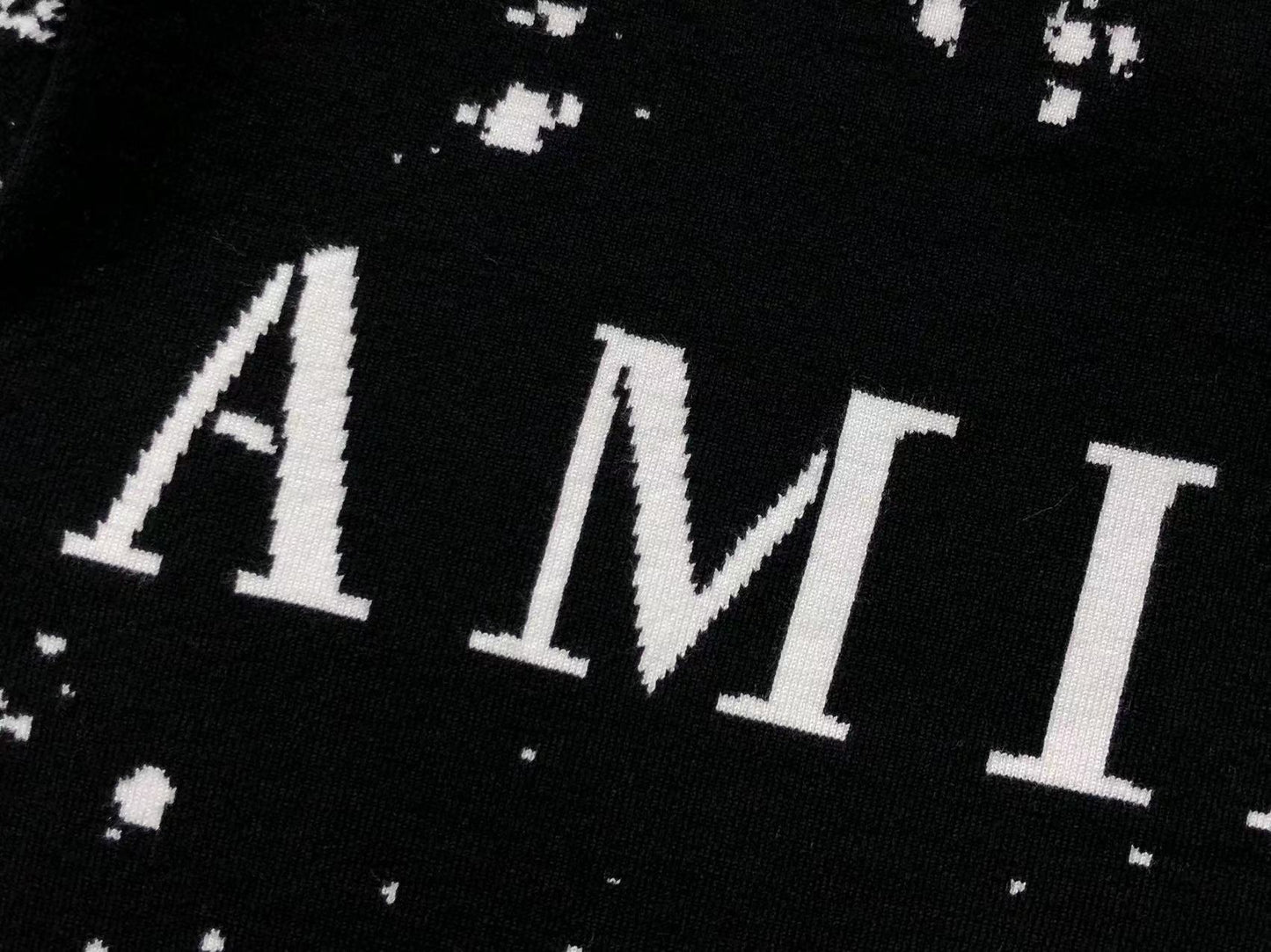 Suéter AMIRI Noir Bandana Fade