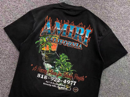 Camiseta AMIRI California Flame Palm