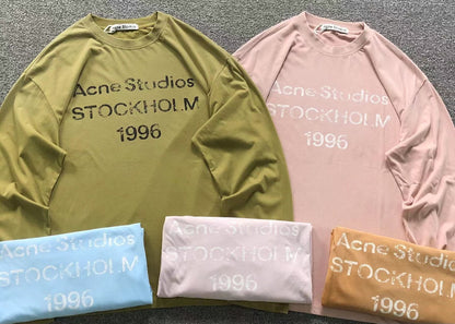 Camsieta Acne Studios Stockholm 1996 Rib Long Sleeve