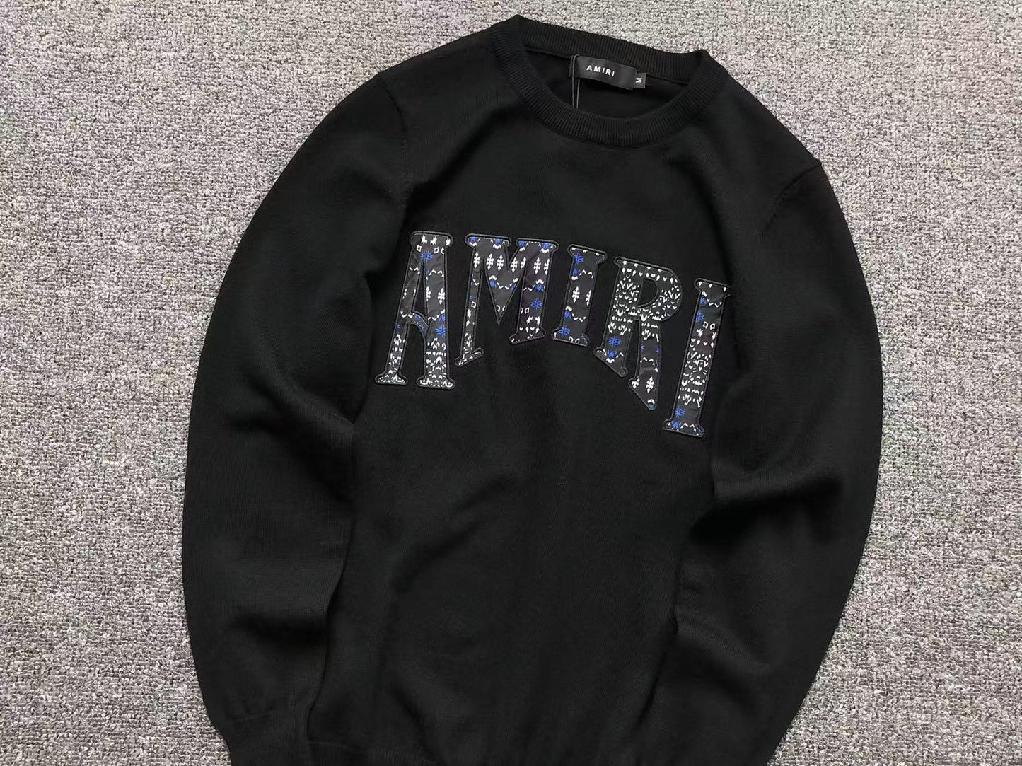 Suéter AMIRI Textured Logo