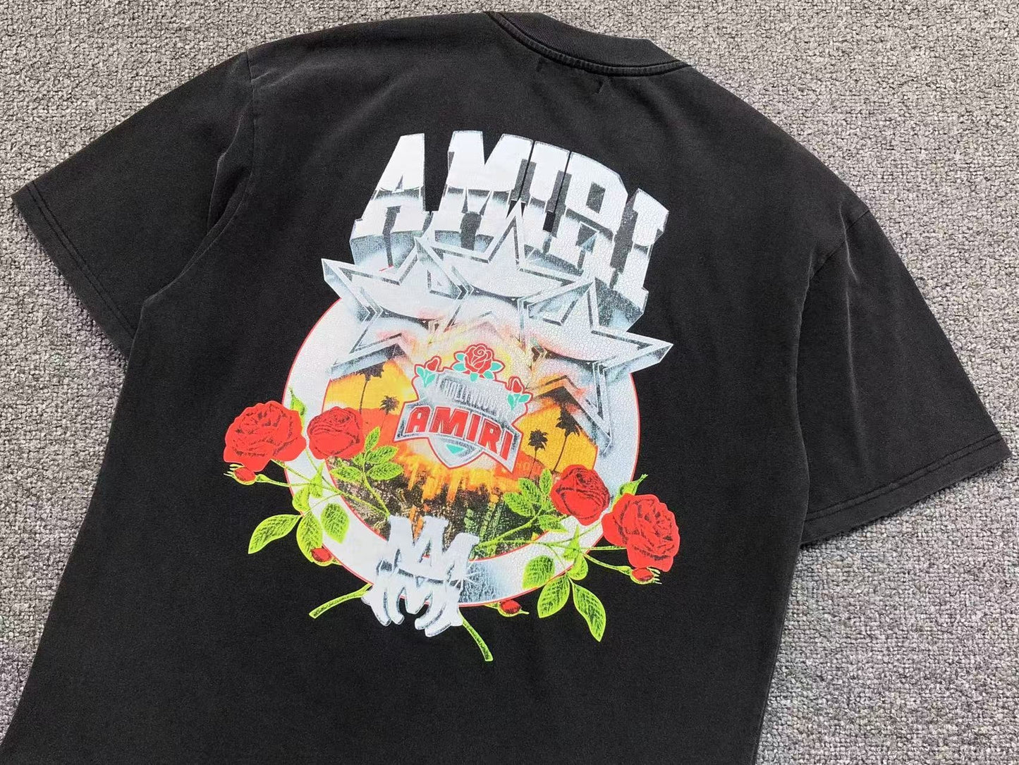 Camiseta AMIRI LA Roses Star