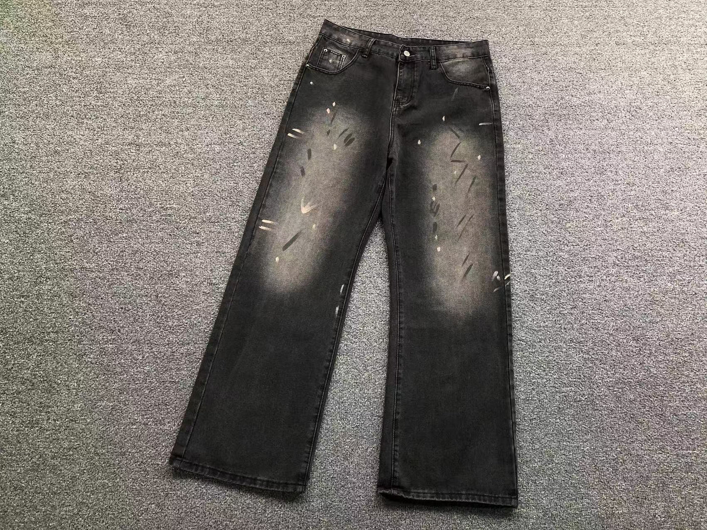 Calça Acne Studios Paintstorm Wide Jeans