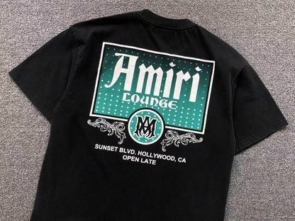 Camiseta AMIRI Sunset Blvd Logo