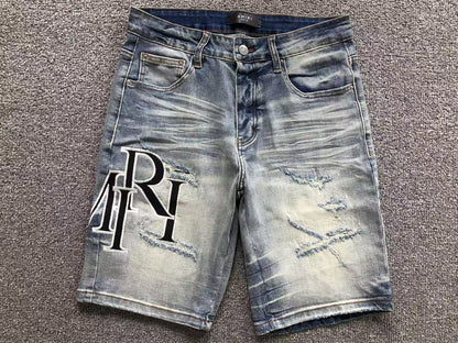 Bermuda Jeans AMIRI Distressed Monogram