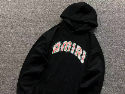 Moletom AMIRI Distressed Arc Logo Hoodie