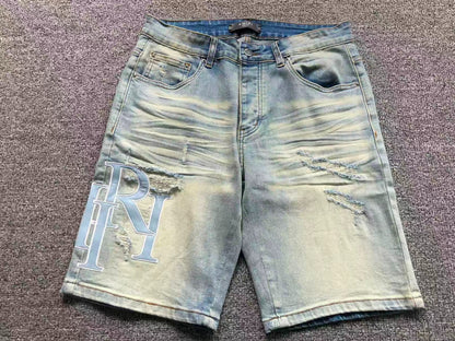 Bermuda Jeans AMIRI Ice Fade Distressed