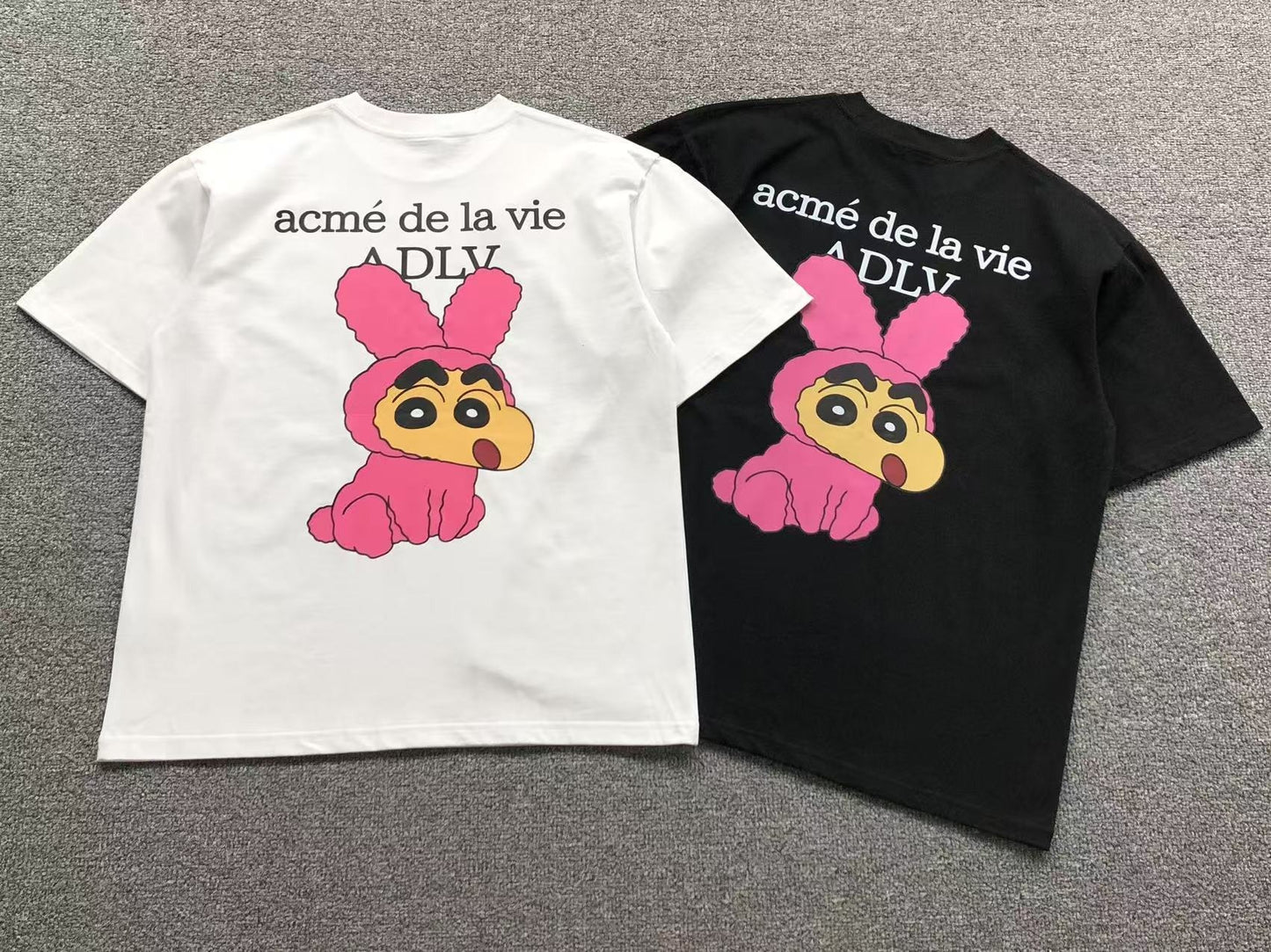 Camiseta ADLV Pink Bunny Cartoon Tee