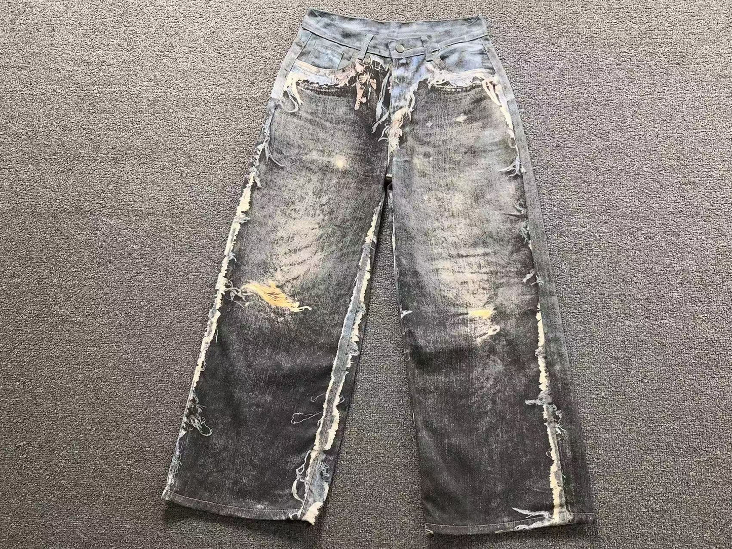 Calça Acne Studios Heavy Distressed Jeans