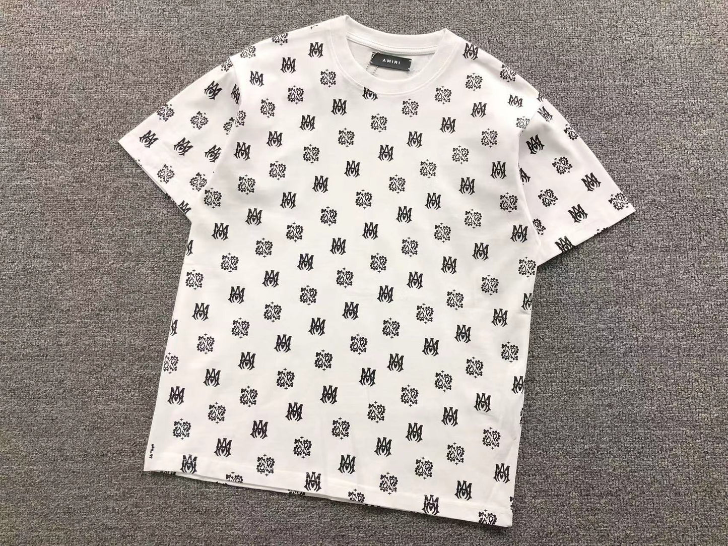 Camiseta AMIRI Monogram Pattern All Ove