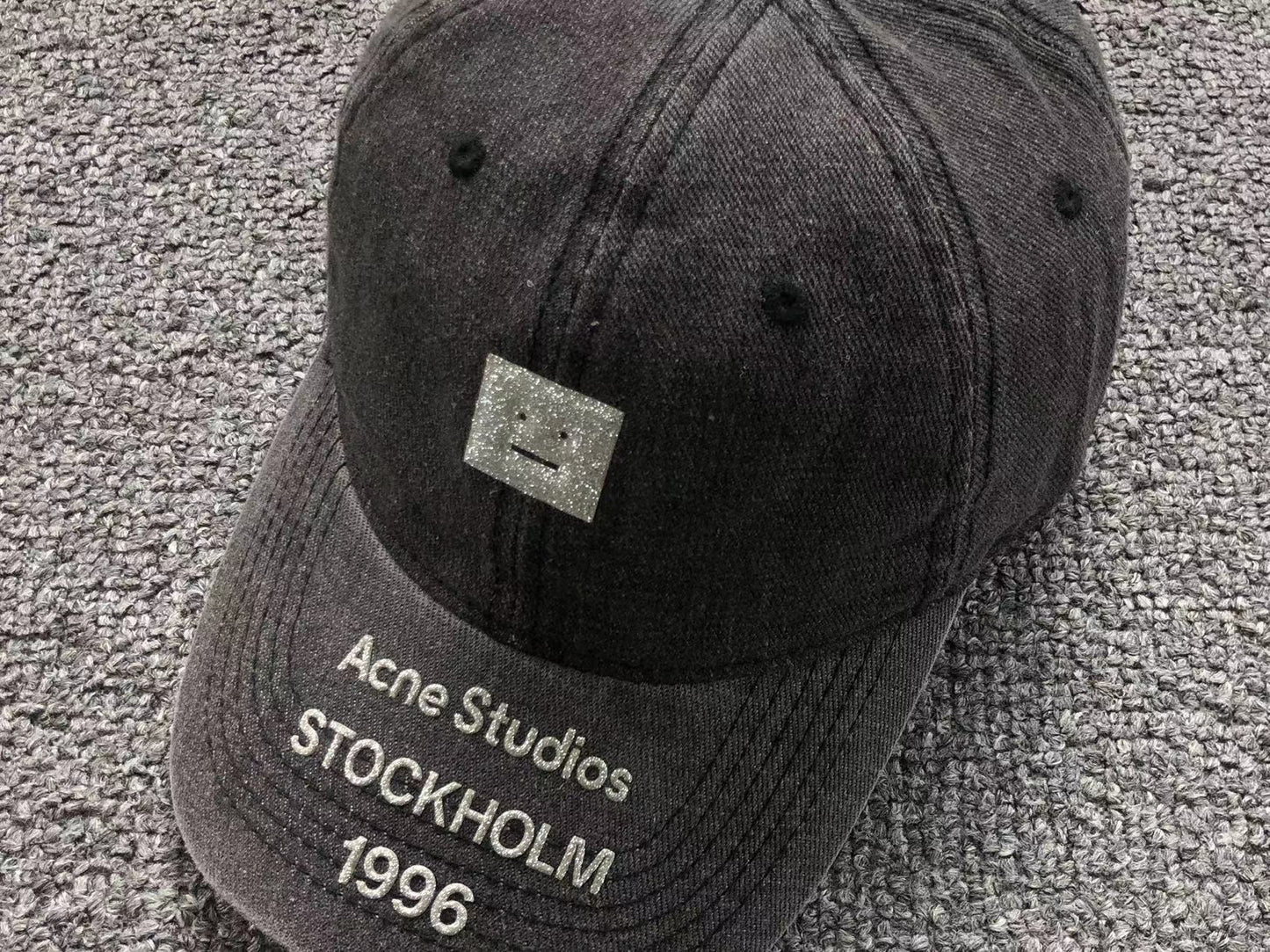 Boné Acne Studios Eddie face Stockholm 1996 Washed