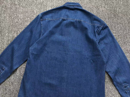 Camisa AMI Paris Denim Heart Classic