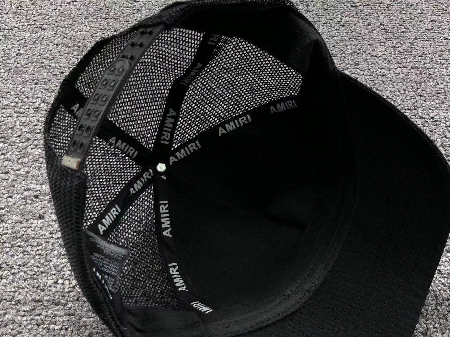 Boné AMIRI Essential Logo Black
