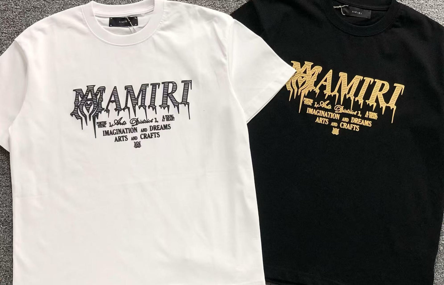 Camiseta AMIRI Drip Logo Arts