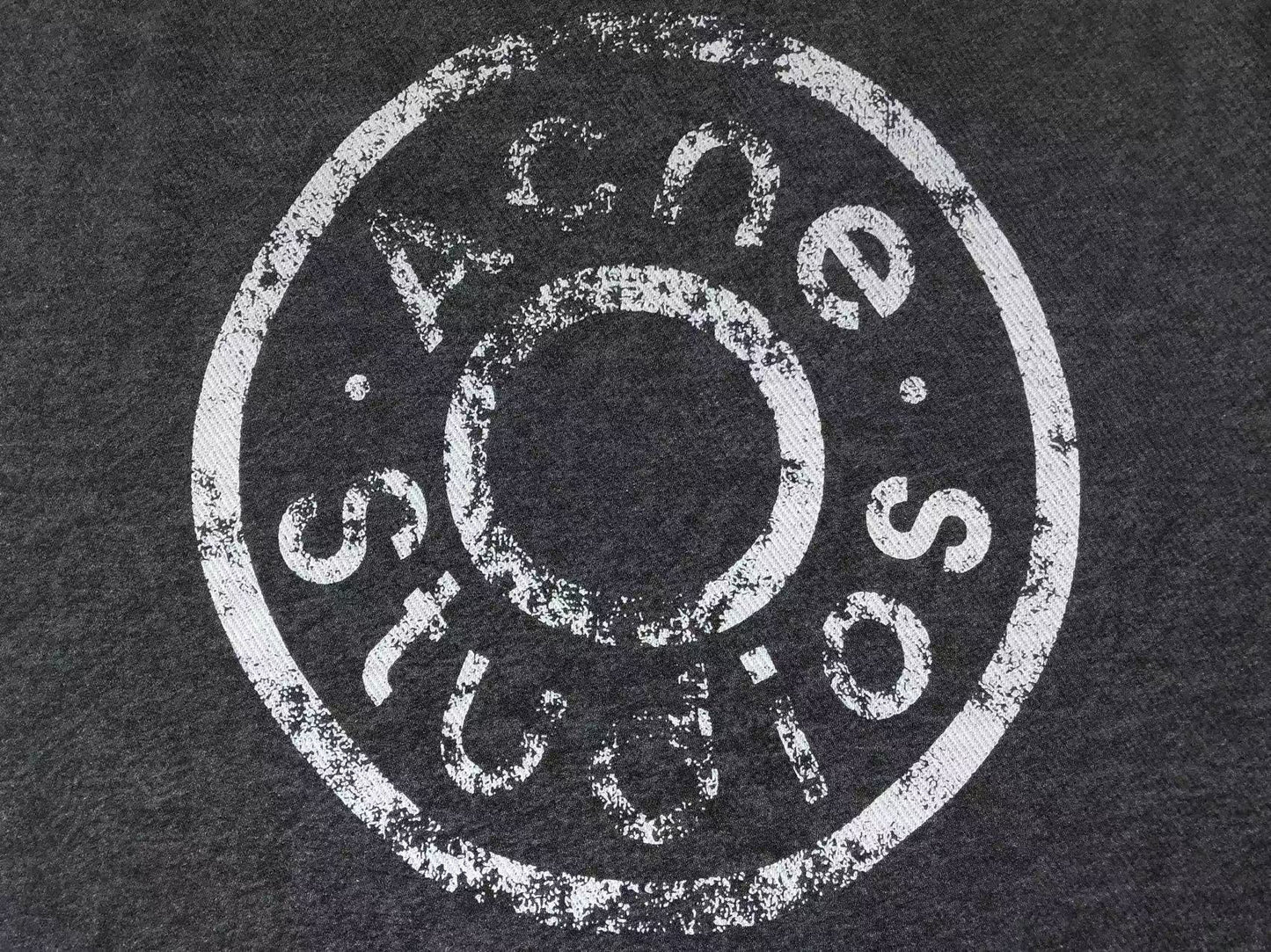 Camiseta manga longa Acne Studios Distressed Circle Logo