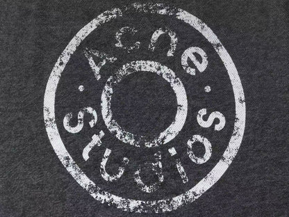 Camiseta manga longa Acne Studios Distressed Circle Logo