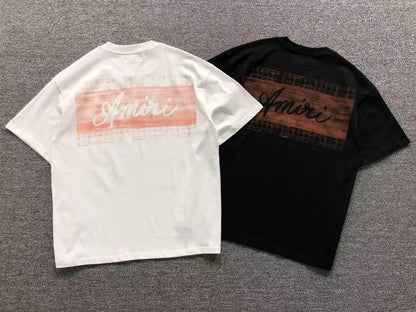 Camiseta AMIRI Vintage Script Back Logo