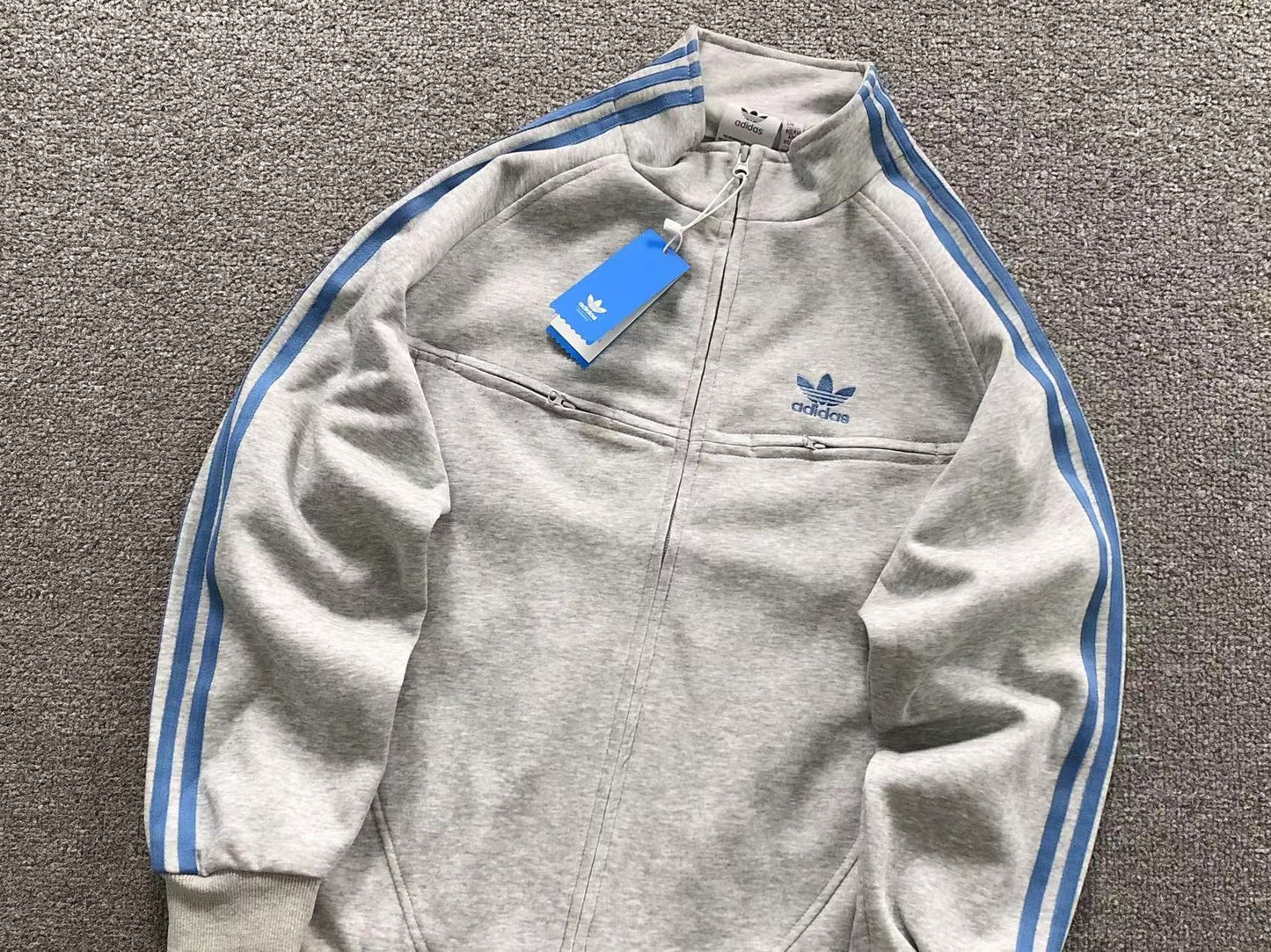 Jaqueta Adidas Heather Blue Archive