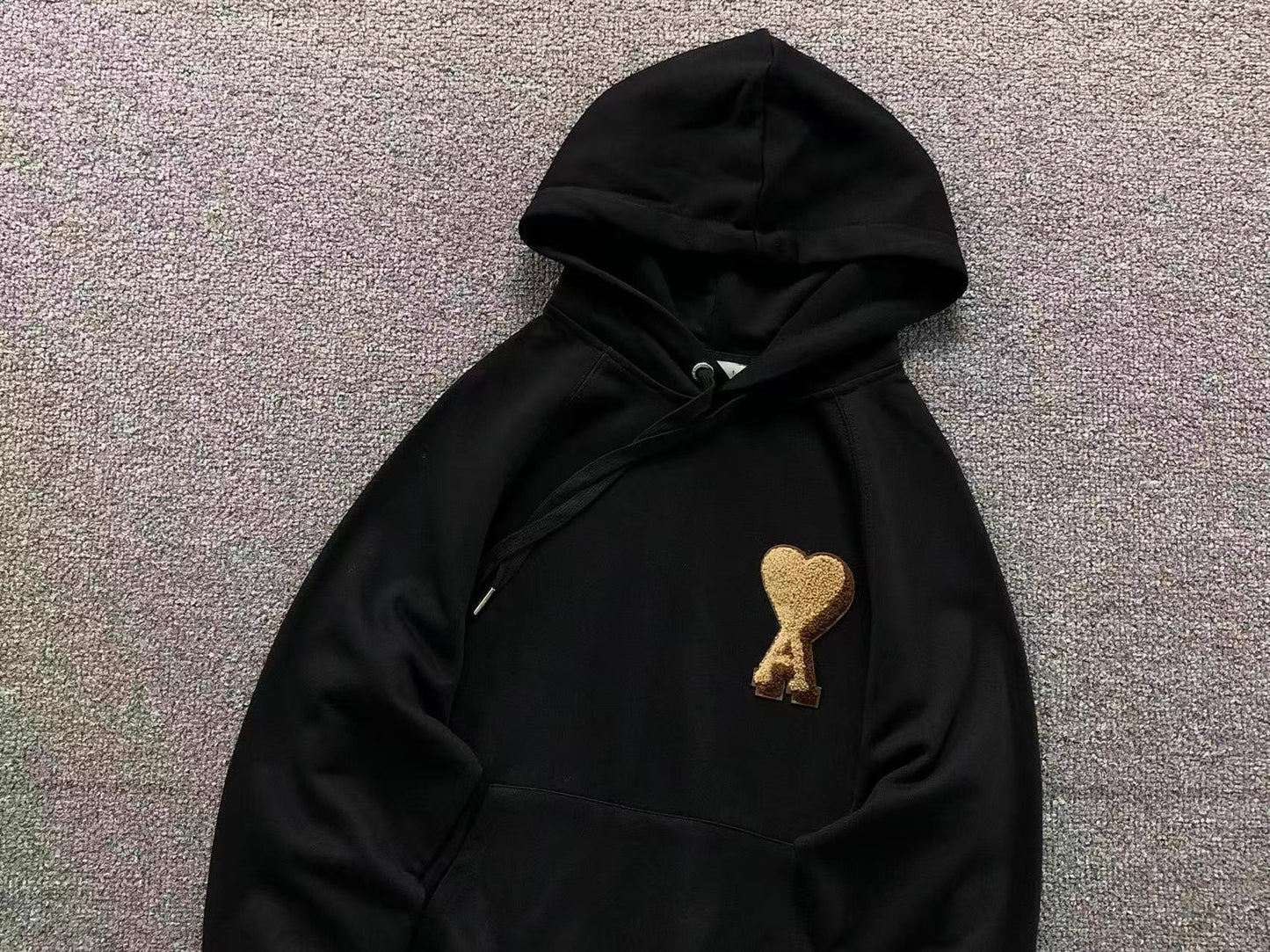 Moletom AMI Paris Ami de Cœur Hoodie Gold