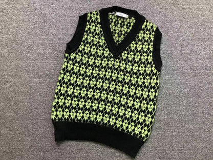 Suéter Colete AMI Paris Pattern Knit