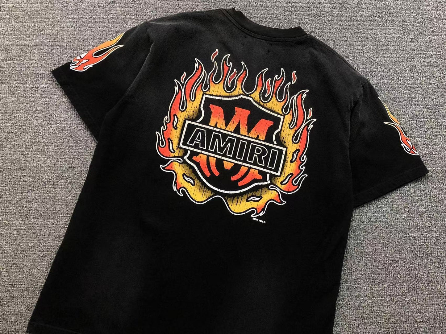 Camiseta AMIRI Flaming Crest