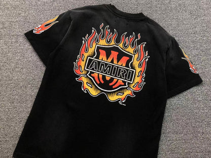 Camiseta AMIRI Flaming Crest