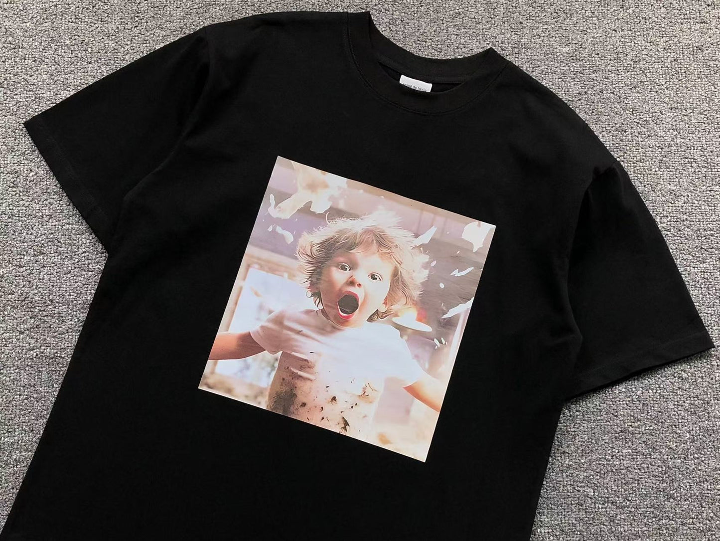 Camiseta ADLV Shock Face Preta