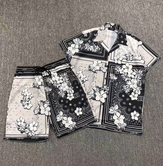 Conjunto AMIRI Monochrome Garden