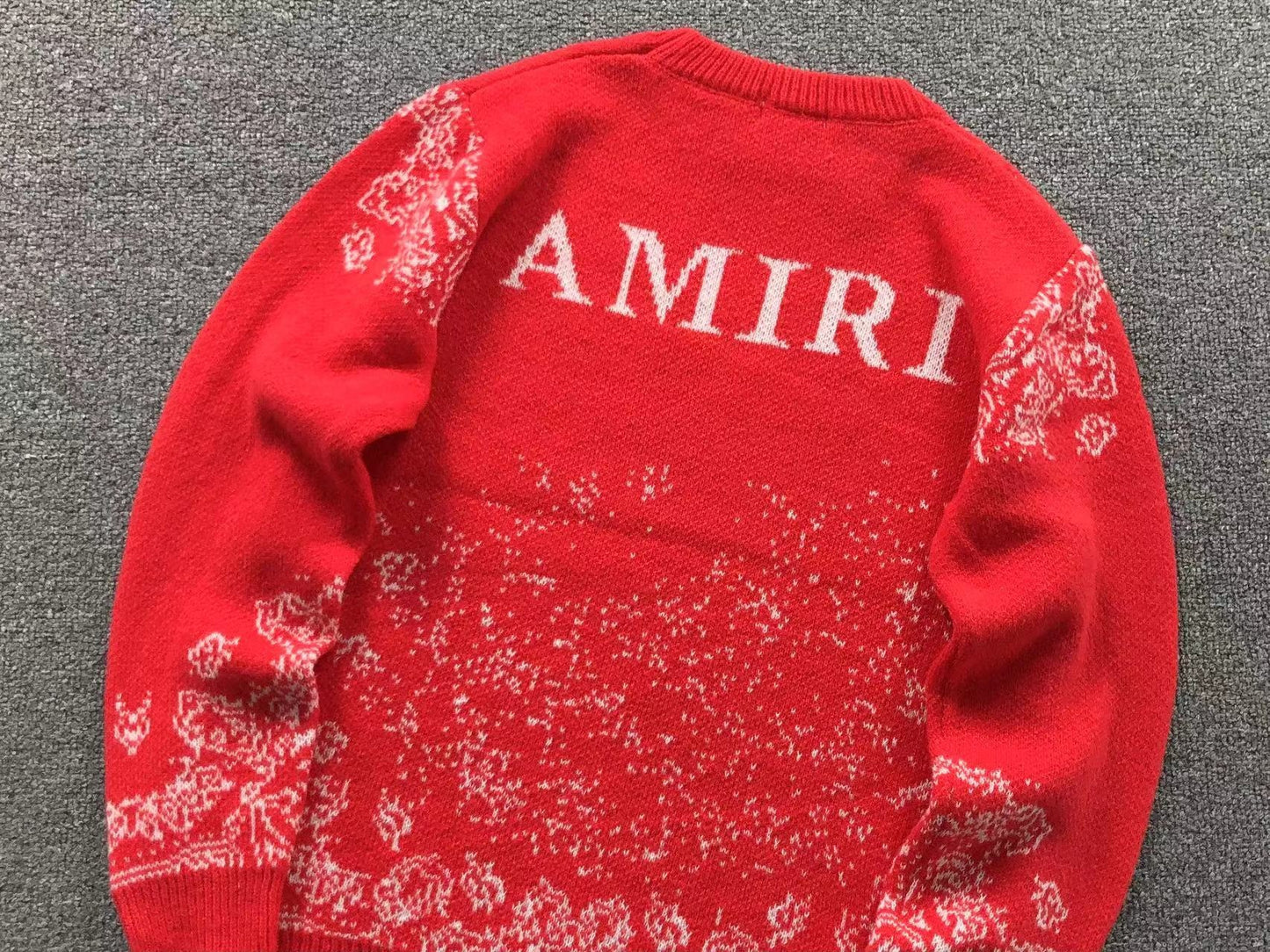 Suéter AMIRI Bandana Fade Knit
