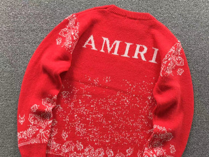 Suéter AMIRI Bandana Fade Knit