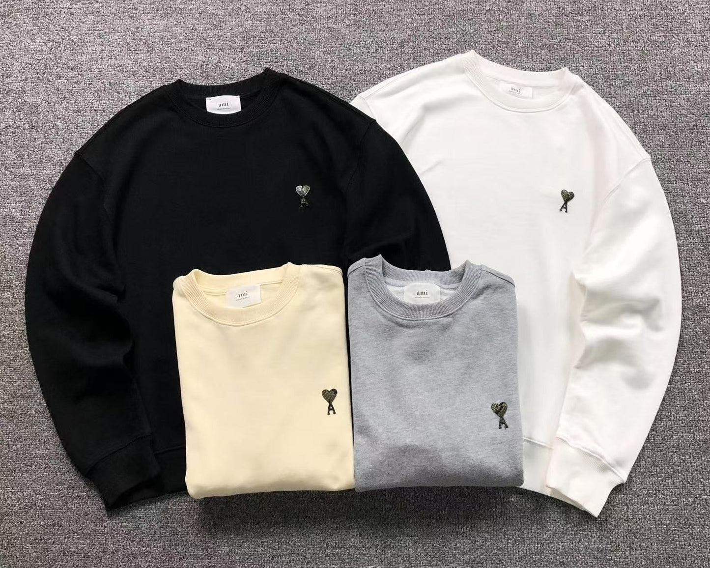 Moletom AMI Paris Ami de Cœur Crewneck