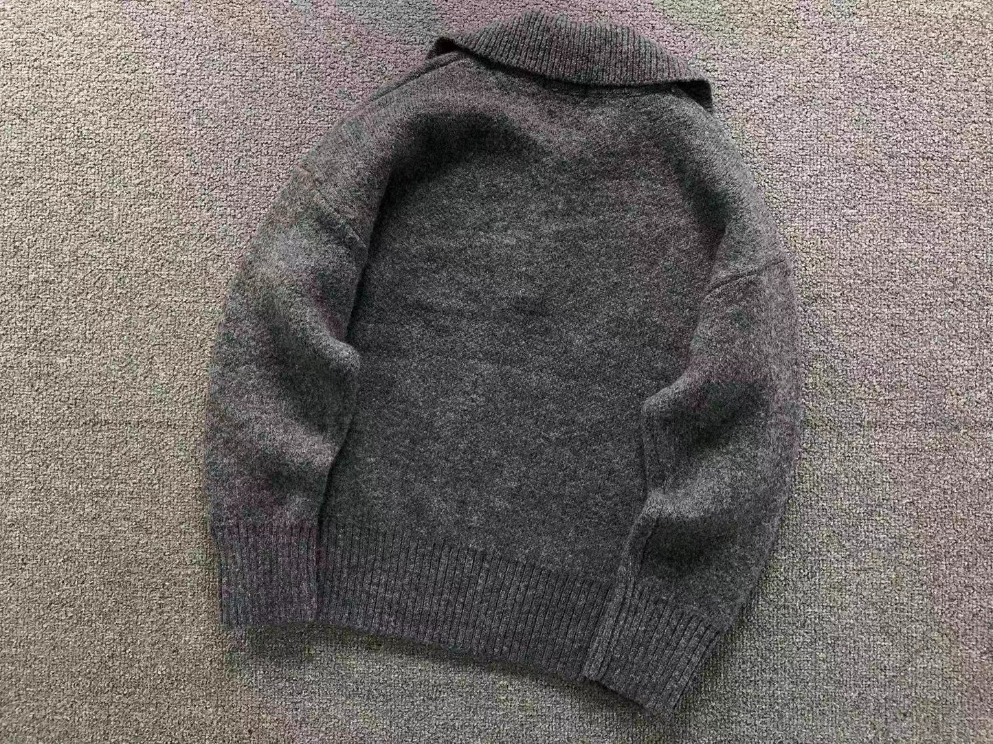 Suéter AMI Paris Gola Polo Tricot