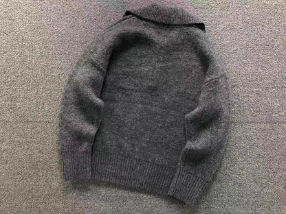 Suéter AMI Paris Gola Polo Tricot