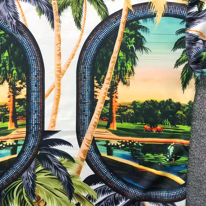 Moletom AMIRI Tropical Mirage Print Crewneck