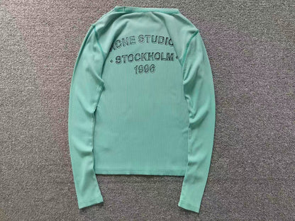 Camiseta Feminina Acne Studios Thermal Wave Longsleeve