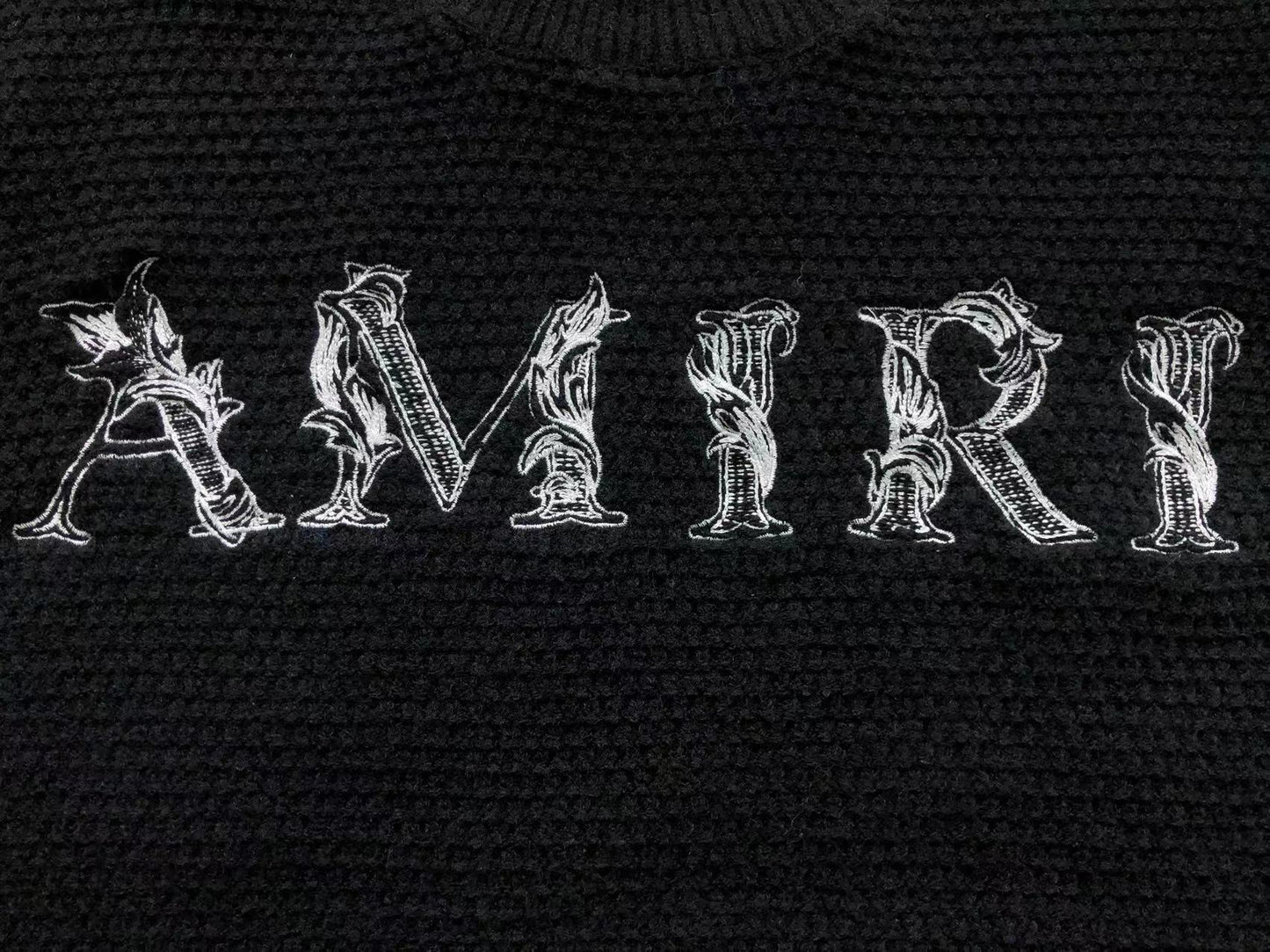Suéter AMIRI Waffle Signature