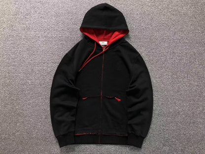 Moletom AMI Paris Ami de Cœur Contrast Zip Hoodie