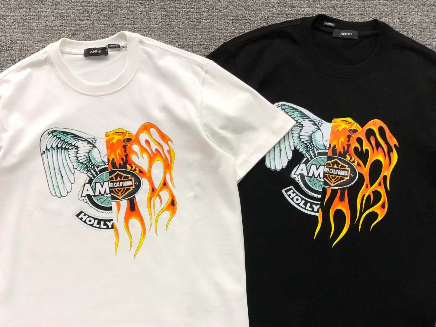 Camiseta AMIRI Flames Wings Hollywood