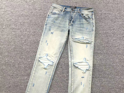Calça AMIRI Destroyed Ice Wash
