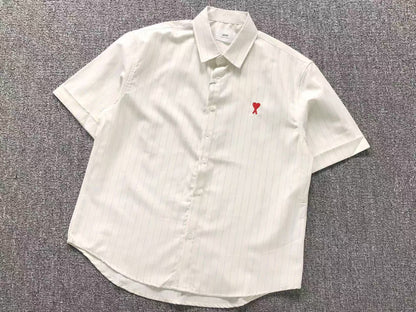 Camisa AMI Paris Classic Stripe SS