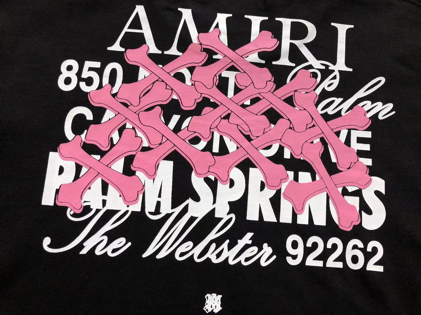 Camiseta AMIRI Pink Bones