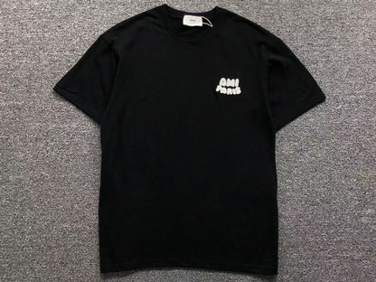 Camiseta AMI Paris Mini Textured Logo Tee