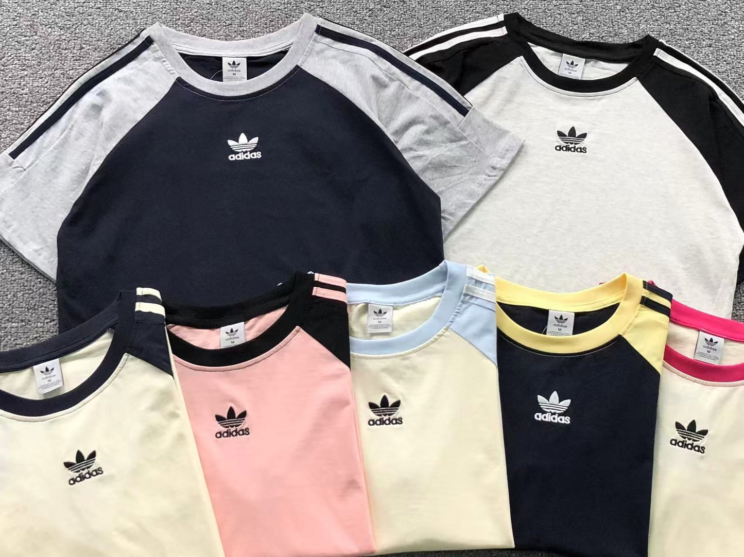 Camiseta Adidas Raglan Contrast Feminino