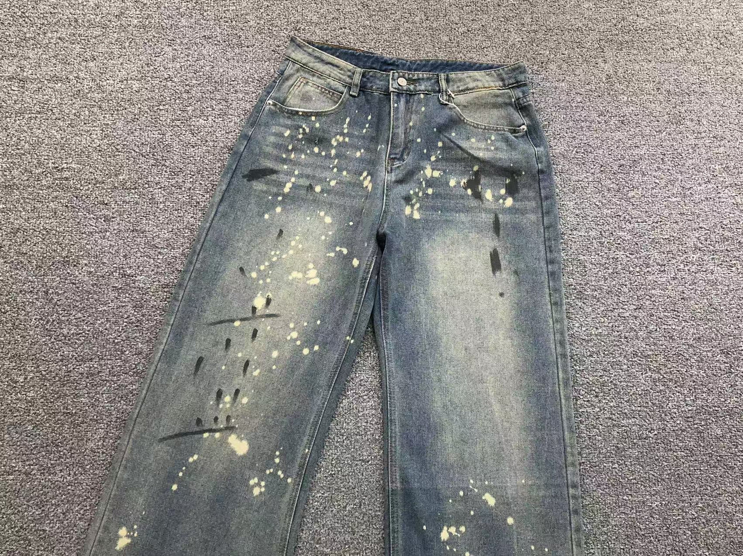 Calça Acne Studios Paintstorm Wide Jeans